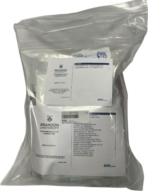 INJECTIONS IV THERAPY KIT | Associated Health Systems | Confederation ...