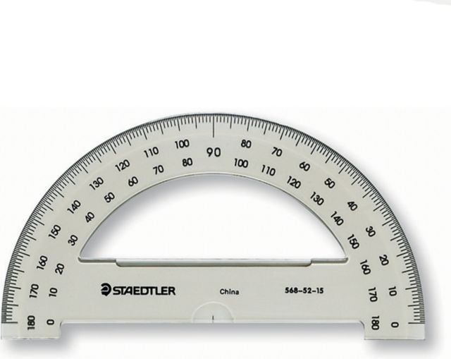 PROTRACTOR 6 180DEGR 150MM
