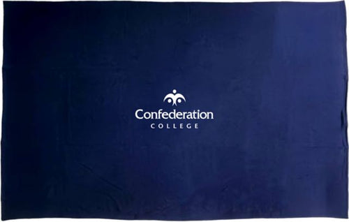 Confederation College Sweatshirt Blanket