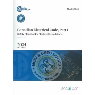 Canadian Electrical Code, Part I 26th edition C22.1:24