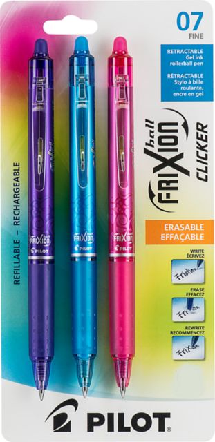 PEN FRIXION .7MM FSHN 3PK AST