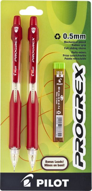 MECH PENCIL .5MM 2PK BEGRN PRO
